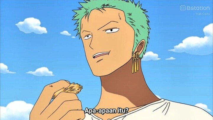 Seorang Zoro Tertarik dengan Katak yang Berenang 🤣