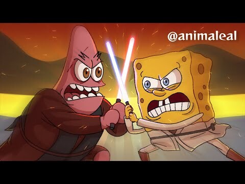SpongeBob has the high ground (animation)