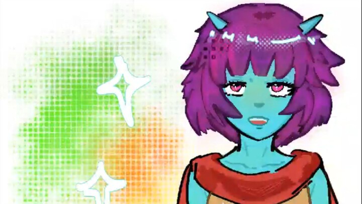 Watch timelapse of my oc art!!( ＾ω＾ )