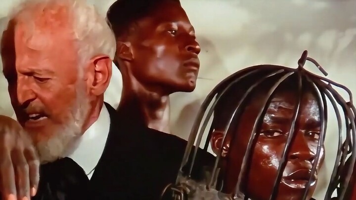 In order to capture black slaves, white people used 10 black people as bait and caught 100 black sla