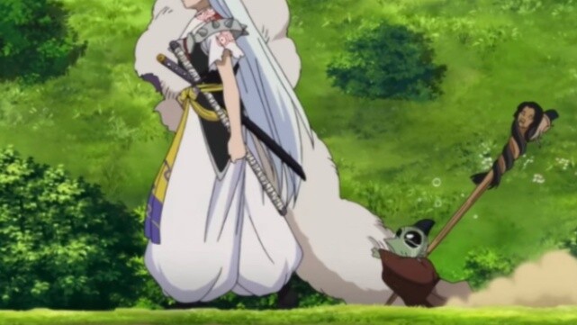 [Sesshomaru & Jaken] The daily life of the little monsters being intimidated by the beauty and force