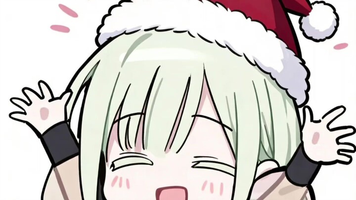 حتى ناغاهايا موكو ومي يرتدين قبعة عيد الميلاد!