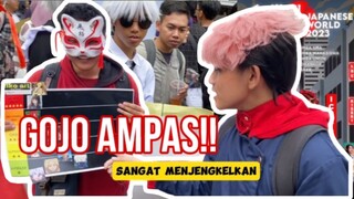 Seru!! Gimana reaksi Cosplayer Gojo ketika dapet ampas?🤣