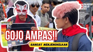 Seru!! Gimana reaksi Cosplayer Gojo ketika dapet ampas?🤣