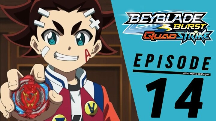 BEYBLADE BURST QUADSTRIKE EPISODE 14: Turbo Time! Zeal Achilles!