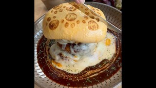 How to Make a Vertical Hamburger, Meat and Egg Rice Bowl