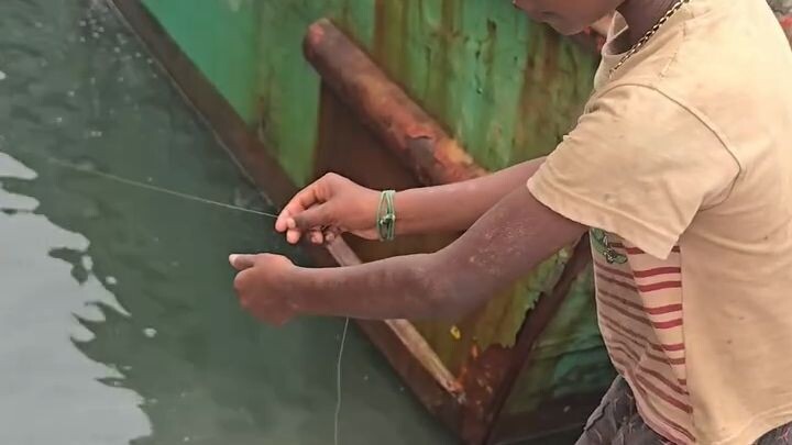 Small Boys Suddenly Catch Expensive Sea Fish in Deep Sea