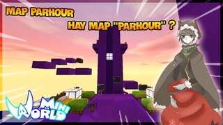 MINI WORLD | MAP PARKOUR HAY MAP "PARKOUR" - NOOB VUAZING TRỔ TÀI PARKOUR XEM MỌI NGƯỜI CÓ TRẦM TRỒ