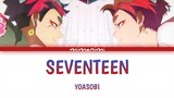 YOASOBI  - Seventeen (English Version) Lyrics Video