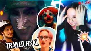 ES INCREÍBLE NO LO PUEDO CREER!🍖☠️ REACCION al TRAILER FINAL ONE PIECE LIVE ACTION - HOLISOFI