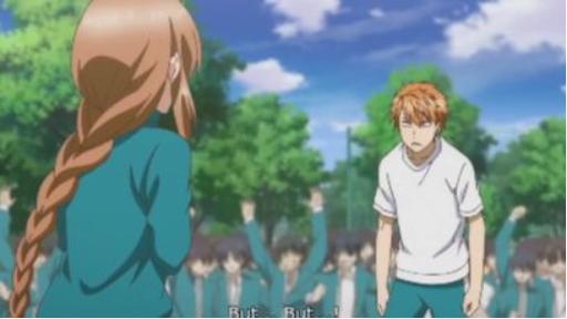 Shot on iPhone meme but it's anime