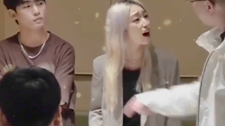 After the woman and her best friend finished their lavish meal, she finally called her boyfriend ove