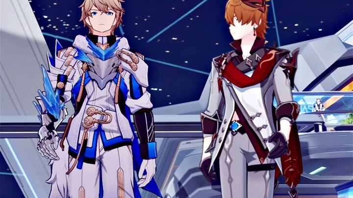I woke up too suddenly and saw two husbands in the same frame.