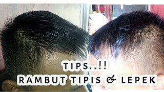 cara mengatasi rambut tipis dan lepek
