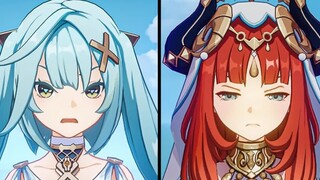 Genshin Impact character's angry (after being injured) expression, it seems that Falusan is really a