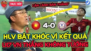 Kết Quả u17 Châu Á, HLV Đài Loan Bật Khóc Không Tưởng Về Tỉ Số Thua U17 Việt Nam