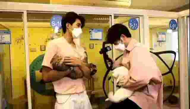 EarthMix with his babies