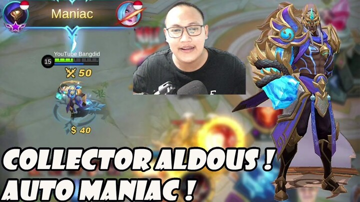 REVIEW SKIN COLLECTOR ALDOUS ! KUALITAS 10.000.000 ! AUTO MANIAC CUY ! - MOBILE LEGENDS