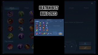 BEATRIX BEST BUILD 2023 #shorts #mlbb