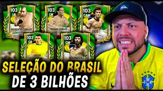 MONTEI a MELHOR SELEÇÃO BRASILEIRA do fc mobile 24!!