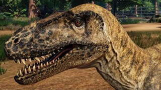 2 Teratophoneus & 2 Daspletosaurus Breakout & Fight - Jurassic World Evolution Mods (4K 60FPS)