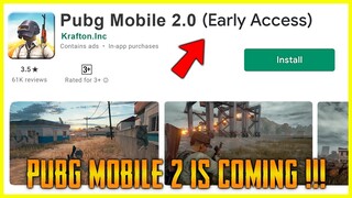 PUBG MOBILE 2 IS COMING + PUBG 2.0 FOR PC 😵 | PUBGM 2 THIS YEAR - 200K QnA SOON COMING !!! 🔥👀