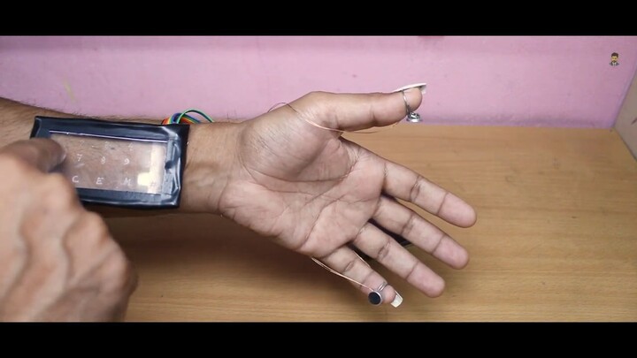 how to make finger calling mobile phone at your home