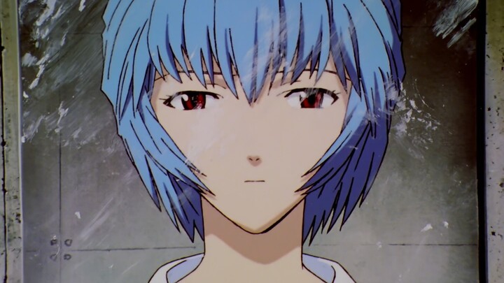 Ayanami Rei diserang oleh monster tentakel