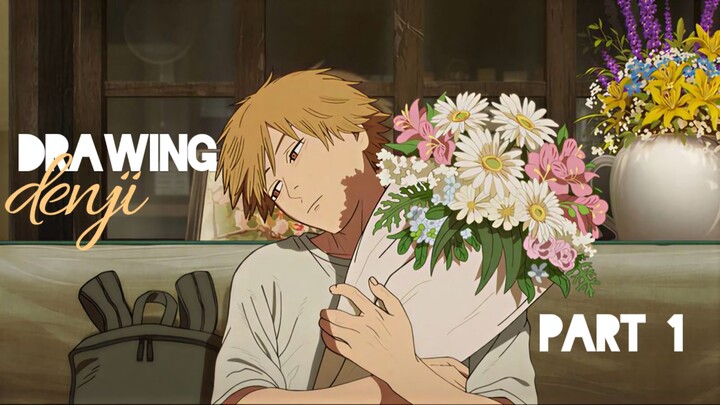 DRAWING DENJI PART 1 || chainsaw man edition ||
