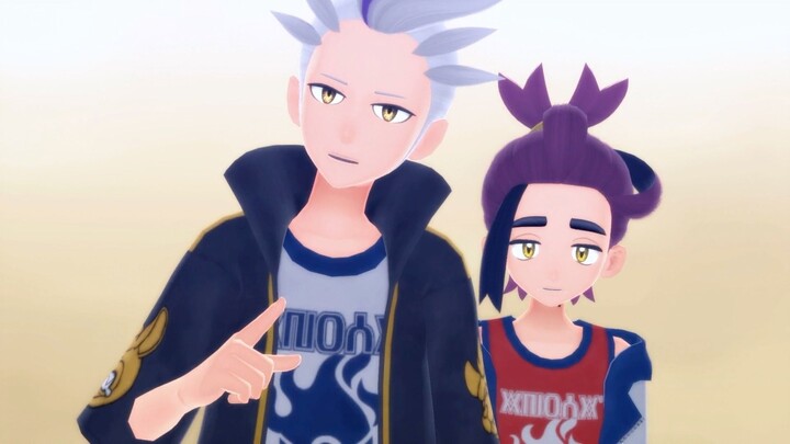 【宝可梦朱紫MMD】前冠军被困蓝莓学园声控电梯