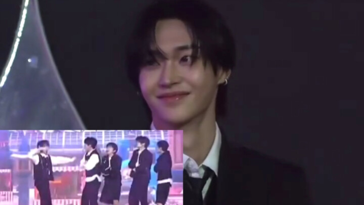 RIIZE Wonbin's reaction to NCT WISH's "Steady" KGMA stage
