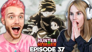 GING'S GIFT TO GON!! | Hunter X Hunter E37 Reaction