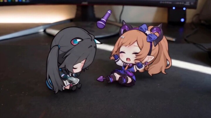 Little Silly Dragon: “I ran into a little idol today~”