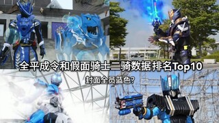 吃瘪组大胜利？全平成令和假面骑士二骑数据排行Top10