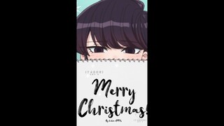 Komi-san wishes you a Merry Christmas!
