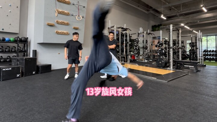 Chinese girls can fly.