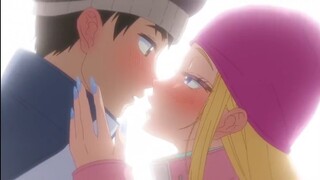 Fuyuki and Tsubasa almost kiss | Hokkaido Gals Are Super Adorable episode 9 |