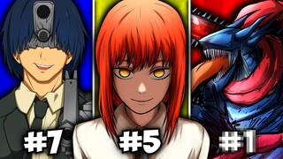 Top 10 Cele Mai Puternice Personaje din Chainsaw Man