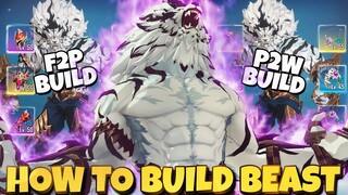 F2P & P2W HOW TO BUILD BEAST BEAK YOONHO (CRIT BUILD JUST LIKE CHA HAE-IN hmmm) -Solo Leveling Arise