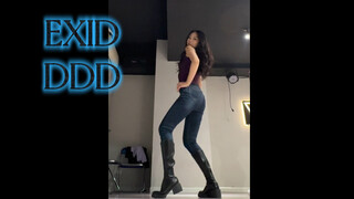 نسخة الأحذية الطويلة من الجينز في غرفة التدريب لـ EXID-DDD