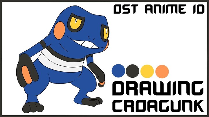 Drawing Croagunk - Pokemon (Timelapse Drawing) by OST ANIME ID
