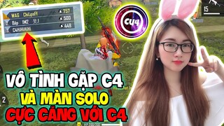 (Free Fire) - Gặp Vua Highlight C4 Gaming Và Màn Solo Cực Căng Thẳng Với C4 Gaming