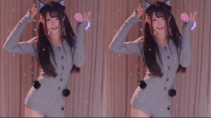 [Caviar] Relying on shaking, gray kitten 🐟 Douyin dance, dance cover