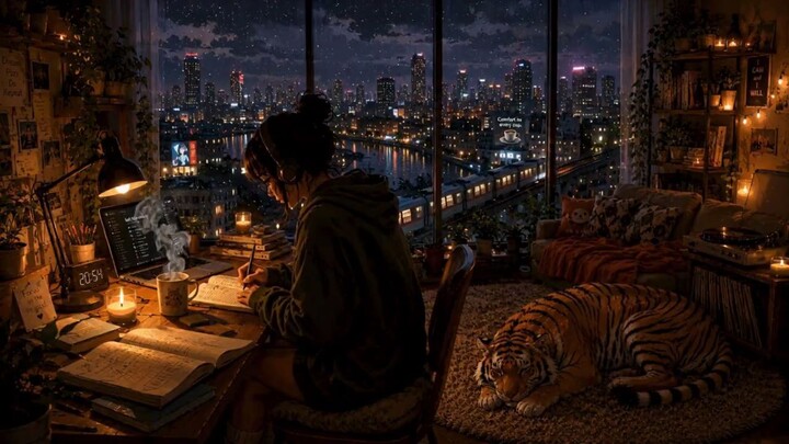 Relaxing Lofi _ Rain Sounds & Cozy Beats for Studying and Deep Focus