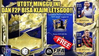 UPDATE UTOTY MINGGU INI AKAN KELUAR!! F2P BISA MENDAPATKAN PEMAIN UTOTY FIFA MOBILE INDONESIA