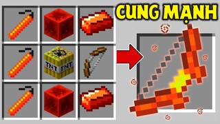 NHỮNG CÂY CUNG CÓ SỨC MẠNH KINH KHỦNG NHẤT TRONG MINECRAFT !!