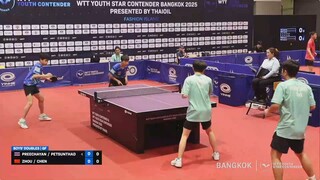 ZHOUKAIEN/CHENYIZHOU-THITAPHAT PREECHAYAN/KANTANUT PETSUNTHAD-WTT Youth Star Con