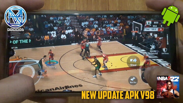 BOSTON CELTICS vs MIAMI HEAT NBA2K22 UPDATED ROSTER ANDROID