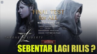 Throne And Liberty MMORPG Yang Paling Ku tunggu Bentar Lagi Rilis ? Final Test Akan Di mulai