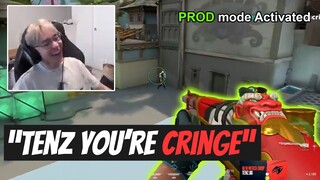 TenZ was called "CRINGE" after Trolling like PROD in Ranked